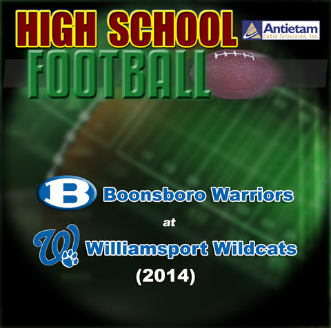 2014 High School Football-Boonsboro at Williamsport