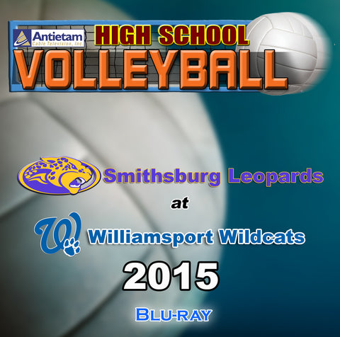 2015 High School Volleyball Smithsburg at Williamsport BLU-RAY