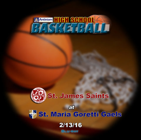 2016 High School Basketball-St. James at St. Maria Goretti Blu-ray (Boys)