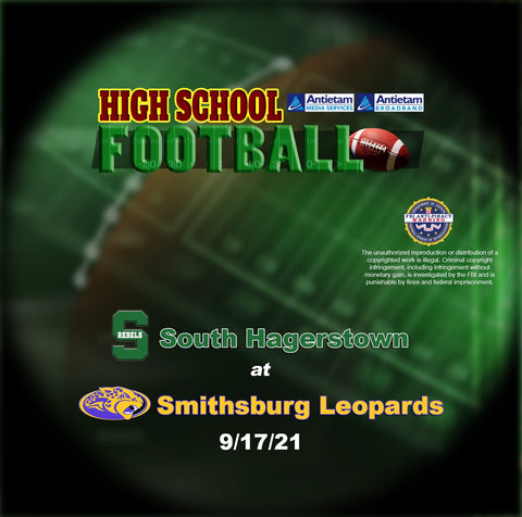 2021 High School Football South at Smithsburg DVD