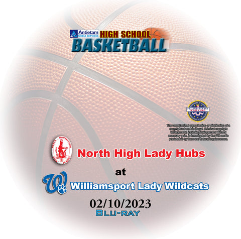 2023 High School Basketball North at Williamsport Girls Blu-ray