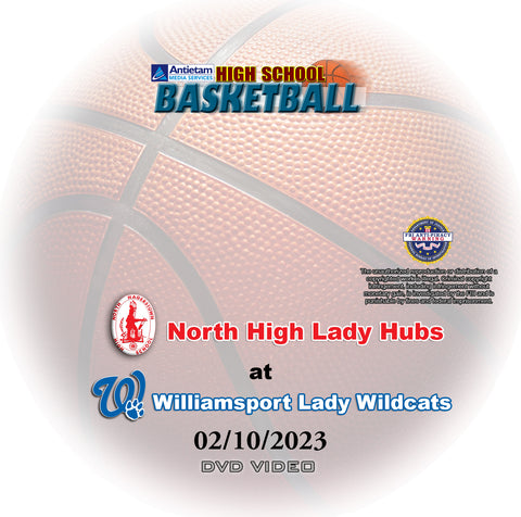 2023 High School Basketball North at Williamsport Girls DVD