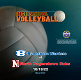 2022 High School Volleyball Boonsboro at North Hagerstown Blu-ray