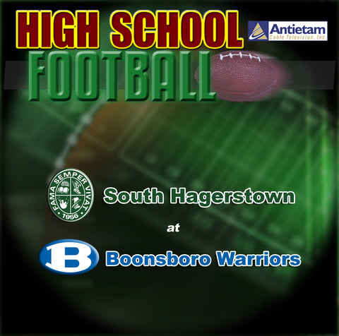 2012 High School Football-South Hagerstown at Boonsboro