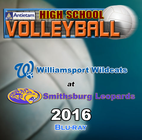 2016 High School Volleyball Williamsport at Smithsburg (2016) BLU-RAY
